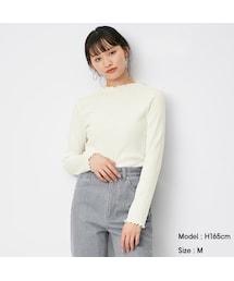 GU | リブメローコンパクトT(長袖)(トップス)