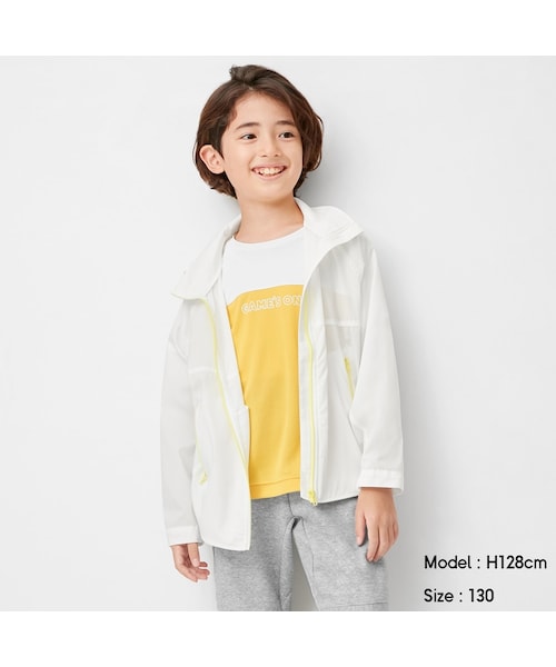 -6roku-新品未使用⭐︎ノーカラーデニム GU（ジーユー）の「GIRLSデニムノーカラージャケット（アウター