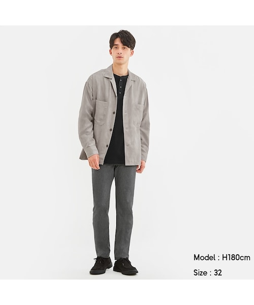 GU（ジーユー）の「ワンダーシェイプカラースキニーパンツ(股下