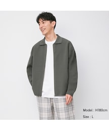 GU | ミラノリブフルジップセーター(長袖)(トップス)