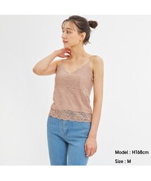 GU | ブラフィールレーシーキャミソール(アンダーウェア)