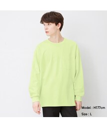 GU | ヘビーウェイトビッグT(長袖)(トップス)