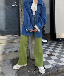 Kastane | イージーカラーフレアパンツ(その他パンツ)
