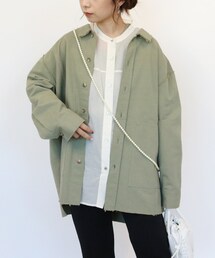 CAPRICIEUX LE'MAGE | ビンテージ風シャツジャケット(ブルゾン)