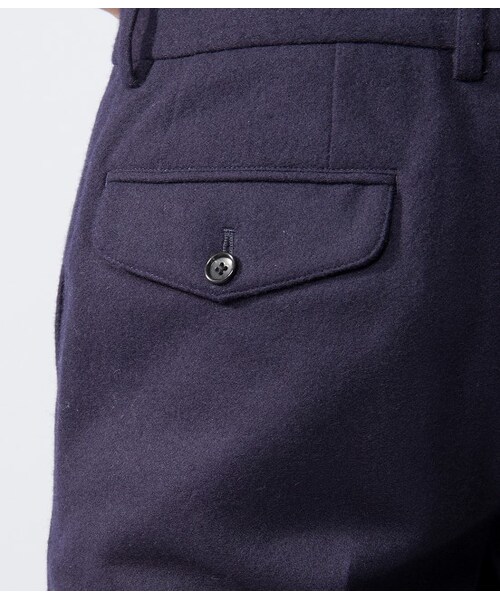 LE JUN（ルジュン）の「【先行受注】ストレッチウールパンツ（パンツ・メンズ・ネイビー・S/M/L）」の8枚目の写真