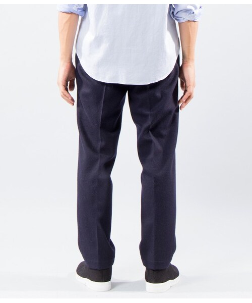 LE JUN（ルジュン）の「【先行受注】ストレッチウールパンツ（パンツ・メンズ・ネイビー・S/M/L）」の4枚目の写真