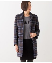 LE JUN | 【先行受注】シャギーチェックチェスターコート(ジャケット/アウター)