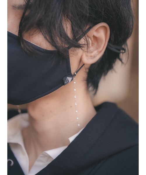 YohKi（ヨウキ）の「Face mask  II (NAVY)（マスク・レディース・ブルー・FREE）」の3枚目の写真