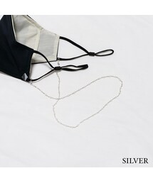YohKi | Pearl chain mask holder (SILVER)(ネックレス)