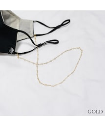 YohKi | Pearl chain mask holder (GOLD)(ネックレス)