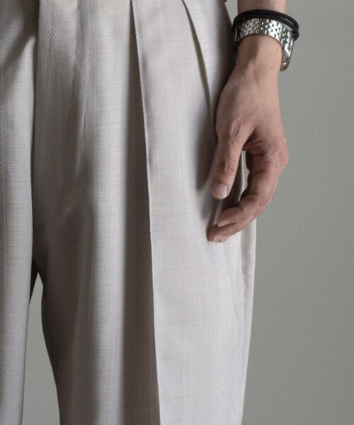 パンツ RAINMAKER SHADOW STRIPE WIDE TROUSERS RAINMAKER / SHADOW STRIPE WIDE TROUSERS 【公式通販】