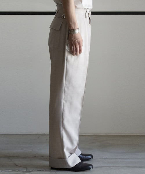 パンツ RAINMAKER SHADOW STRIPE WIDE TROUSERS RAINMAKER / SHADOW STRIPE WIDE TROUSERS 【公式通販】