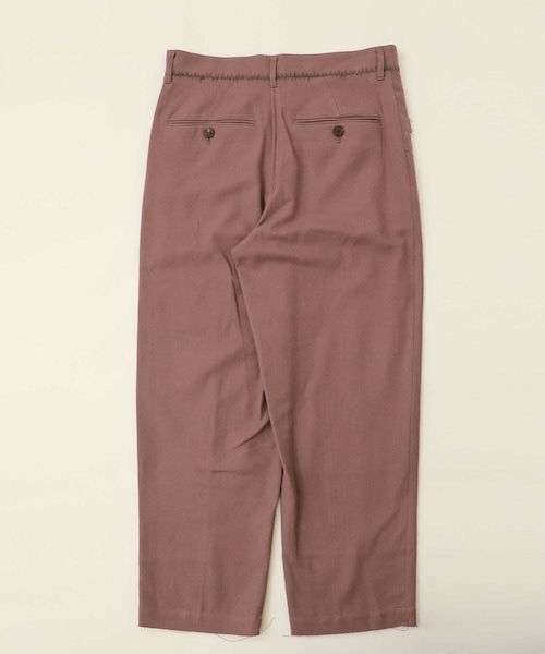 BED J.W. FORD（ベッドフォード）の「Distortion lapel double-jacket（パンツ・メンズ・BLACK/PURPLE・0/1）」の8枚目の写真