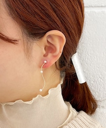 Lattice | 下がりパールイヤリング(イヤリング)