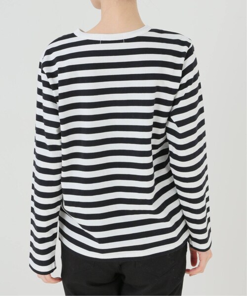 シャルルシャトン　ボーダーカットソー　サックスブルー Charles Chaton（シャルルシャトン）の「フレンチボーダーTシャツ