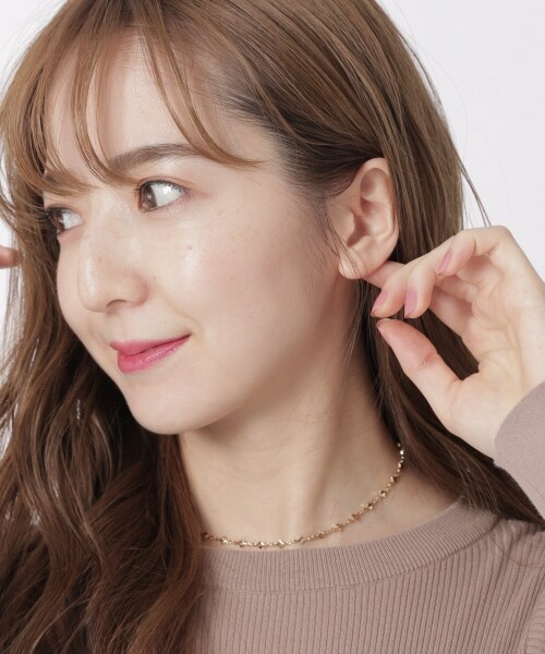 Andemiu(アンデミュウ)の「デザインチェーンマスクネックレス(アクセサリー・レディース・シルバー00/ゴールド60・F)」の3枚目の写真