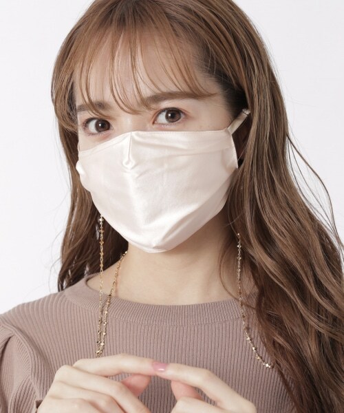 Andemiu(アンデミュウ)の「デザインチェーンマスクネックレス(アクセサリー・レディース・シルバー00/ゴールド60・F)」の4枚目の写真