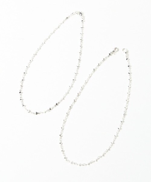 Andemiu(アンデミュウ)の「デザインチェーンマスクネックレス(アクセサリー・レディース・シルバー00/ゴールド60・F)」の1枚目の写真