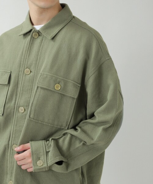 RAGEBLUE（レイジブルー）の「＜セットアップ着用可能＞ソフトコットンツイル/CPOジャケット（ジャケット/アウター・オフホワイト/グリーン/ライトブルー）」の17枚目の写真