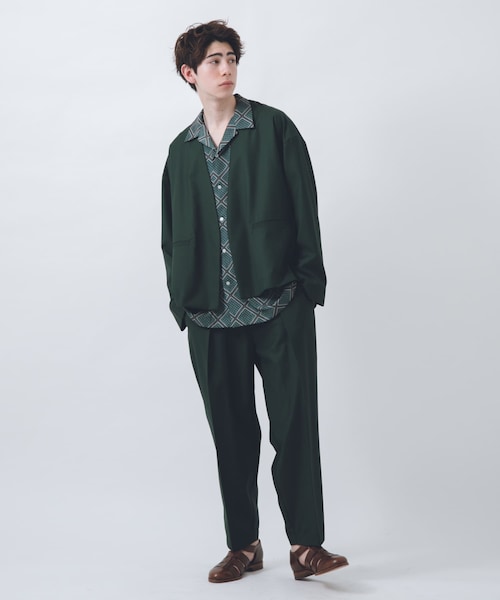 URBAN RESEARCH ID（アーバンリサーチ アイディー）の「URBAN RESEARCH iD WIDE TAPERED PANTS（その他・メンズ・GREEN/BLACK・M/L）」の5枚目の写真