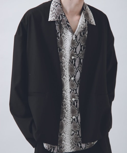 URBAN RESEARCH ID（アーバンリサーチ アイディー）の「URBAN RESEARCH iD OVERSIZED NO COLLAR JKT（その他・メンズ・GREEN/BLACK・M/L）」の7枚目の写真