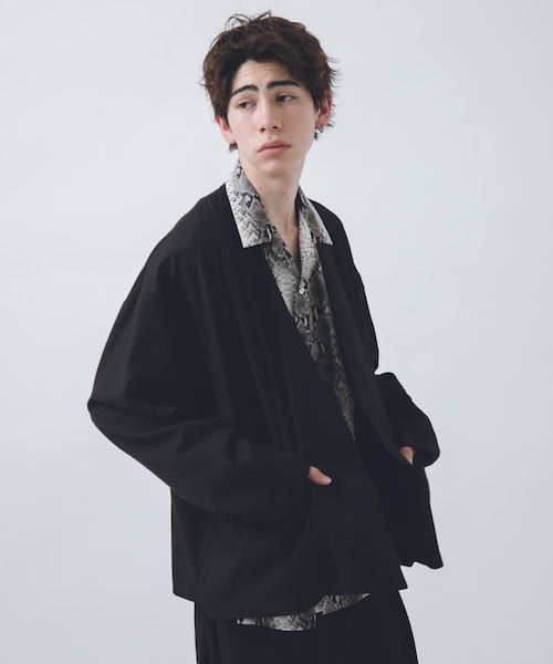 URBAN RESEARCH ID（アーバンリサーチ アイディー）の「URBAN RESEARCH iD OVERSIZED NO COLLAR JKT（その他・メンズ・GREEN/BLACK・M/L）」の9枚目の写真