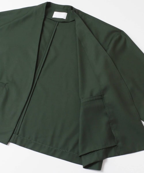 URBAN RESEARCH ID（アーバンリサーチ アイディー）の「URBAN RESEARCH iD OVERSIZED NO COLLAR JKT（その他・メンズ・GREEN/BLACK・M/L）」の15枚目の写真