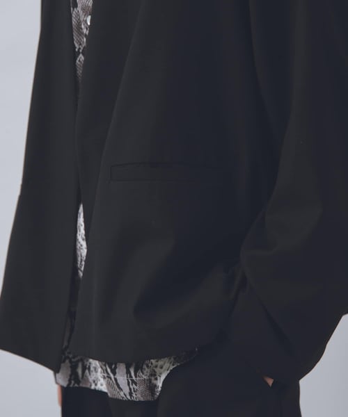 URBAN RESEARCH ID（アーバンリサーチ アイディー）の「URBAN RESEARCH iD OVERSIZED NO COLLAR JKT（その他・メンズ・GREEN/BLACK・M/L）」の6枚目の写真