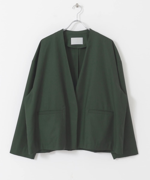 URBAN RESEARCH ID（アーバンリサーチ アイディー）の「URBAN RESEARCH iD OVERSIZED NO COLLAR JKT（その他・メンズ・GREEN/BLACK・M/L）」の12枚目の写真