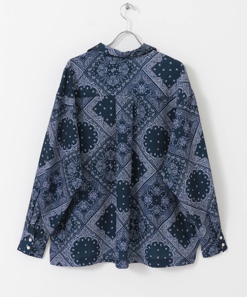 URBAN RESEARCH ID（アーバンリサーチ アイディー）の「URBAN RESEARCH iD オープンカラーバルーンスリーブシャツ（その他・メンズ・ペイズリー/パイソン/小紋・M/L）」の12枚目の写真