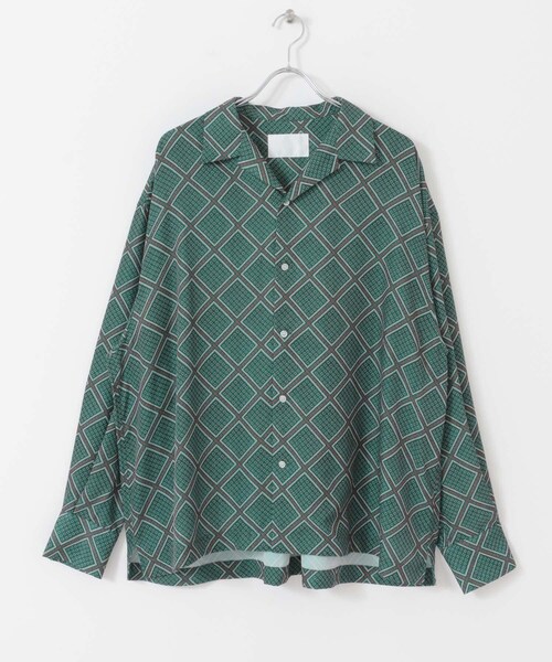 URBAN RESEARCH ID（アーバンリサーチ アイディー）の「URBAN RESEARCH iD オープンカラーバルーンスリーブシャツ（その他・メンズ・ペイズリー/パイソン/小紋・M/L）」の9枚目の写真