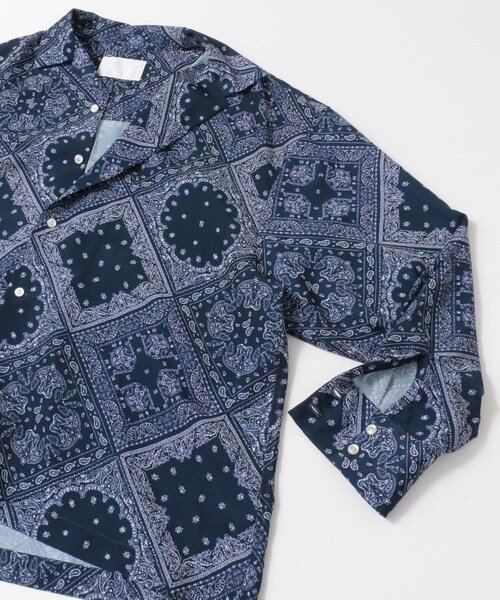 URBAN RESEARCH ID（アーバンリサーチ アイディー）の「URBAN RESEARCH iD オープンカラーバルーンスリーブシャツ（その他・メンズ・ペイズリー/パイソン/小紋・M/L）」の11枚目の写真