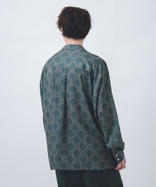 URBAN RESEARCH ID（アーバンリサーチ アイディー）の「URBAN RESEARCH iD オープンカラーバルーンスリーブシャツ（その他・メンズ・ペイズリー/パイソン/小紋・M/L）」の6枚目の写真