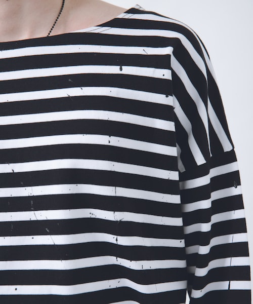 URBAN RESEARCH ID(アーバンリサーチ アイディー)の「URBAN RESEARCH iD スプラッシュペイントバスクシャツ(その他・メンズ・WHT/ROYAL/BLK/WHT・M/L)」の5枚目の写真