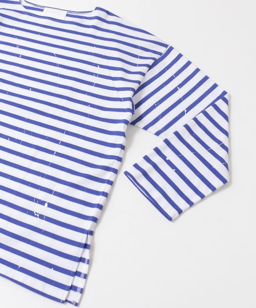 URBAN RESEARCH ID(アーバンリサーチ アイディー)の「URBAN RESEARCH iD スプラッシュペイントバスクシャツ(その他・メンズ・WHT/ROYAL/BLK/WHT・M/L)」の8枚目の写真