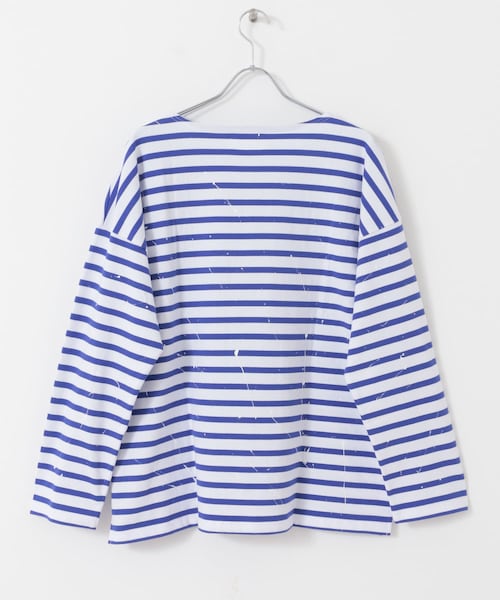 URBAN RESEARCH ID(アーバンリサーチ アイディー)の「URBAN RESEARCH iD スプラッシュペイントバスクシャツ(その他・メンズ・WHT/ROYAL/BLK/WHT・M/L)」の9枚目の写真