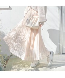 merrylatte | 【即納】シフォンプリーツスカート﻿(スカート)