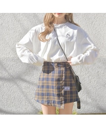 merrylatte | 【merrylatte × Rioコラボ 】くまさん刺繍ロンT(Tシャツ/カットソー)