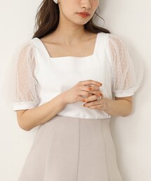 one after another NICE CLAUP | シアードットテレコトップス(Tシャツ/カットソー)