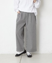 PUAL CE CIN | カツラギストレッチ先染めストレートパンツ(その他パンツ)