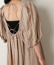 Uhr/ウーア PUFF SLEEVE OPEN DRESS チェックワンピース - メルカリ