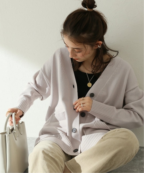 【美品】 ジャーナルスタンダード ハイツイストコットンビッグカーディガン JOURNAL STANDARD（ジャーナルスタンダード）の「ハイツイストコットン