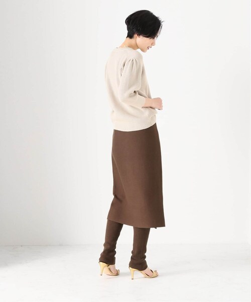 VERMEIL par iena（ヴェルメイユパーイエナ）の「ラップスカート 