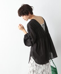 JEANASIS（ジーナシス）の「バックオープンブラウス（トップス）」