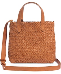 madewell | The Small Transport Crossbody: Woven Leather Edition(ショルダーバッグ)