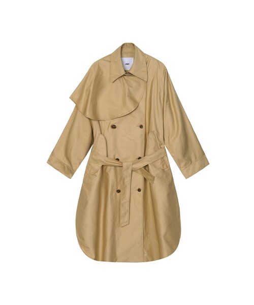 JNBY（ジェーエヌビーワイ）の「Oversized Belted Cotton Trench Coat 
