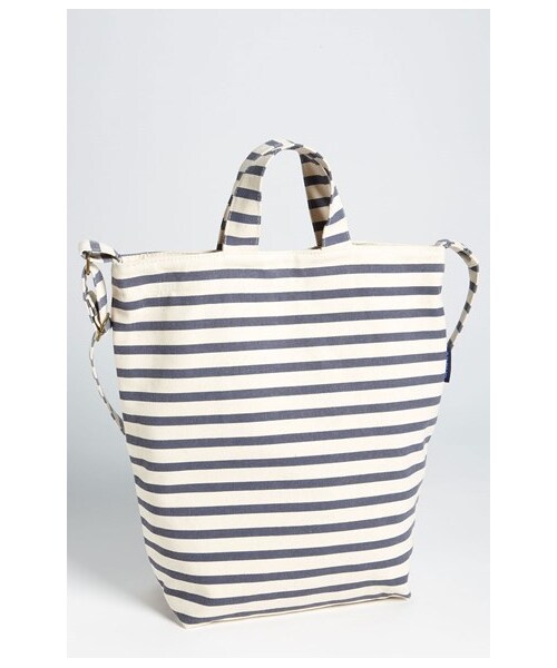 BAGGU（バグー）の「Baggu 'Duck Bag' Canvas Tote（トートバッグ・Sailor Stripe）」の4枚目の写真