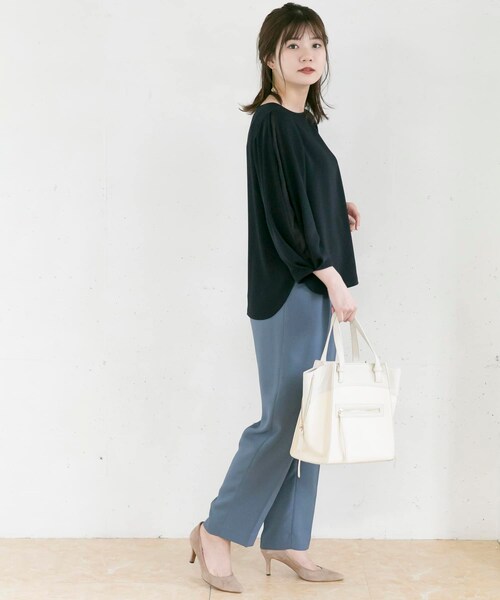 ✧新品✧ アーバンリサーチロッソ ドッキングシアーデザインスリーブブラウス ✧新品✧ アーバンリサーチロッソ ドッキングシアーデザイン