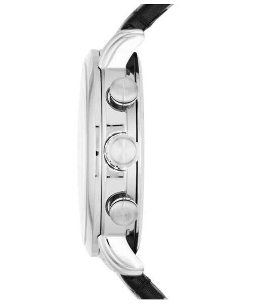 Marc by Marc Jacobs(マークバイマークジェイコブス)の「MARC BY MARC JACOBS 'Fergus' Chronograph Leather Strap Watch, 42mm(アナログ腕時計・Black)」の4枚目の写真