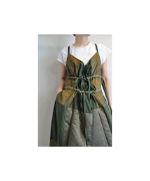 RehersalL | ミリタリーパッチカシュクールキャミドレス(ワンピース)